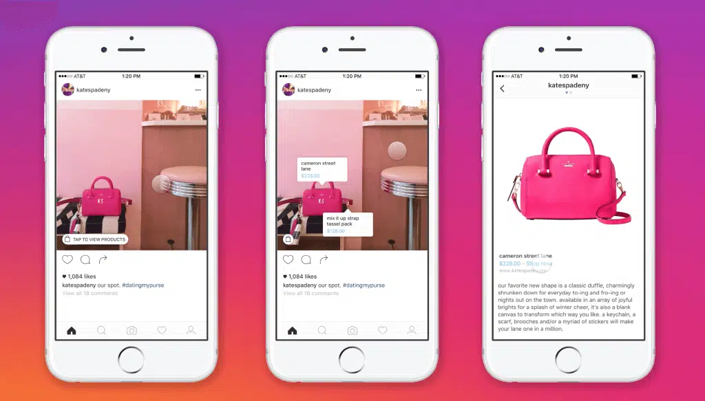 Instagram launch shopping feachures